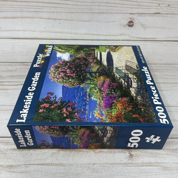 Lakeside Garden 500 Piece Puzzle Works 18X14 NEW - Picture 7 of 9